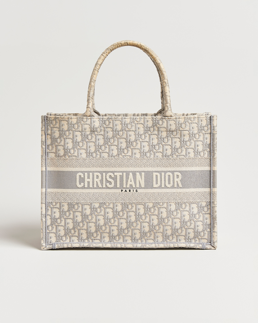 Mies | Dior Pre-Owned Medium Dior Book Tote Light grey | Dior Pre-Owned | Medium Dior Book Tote Light grey