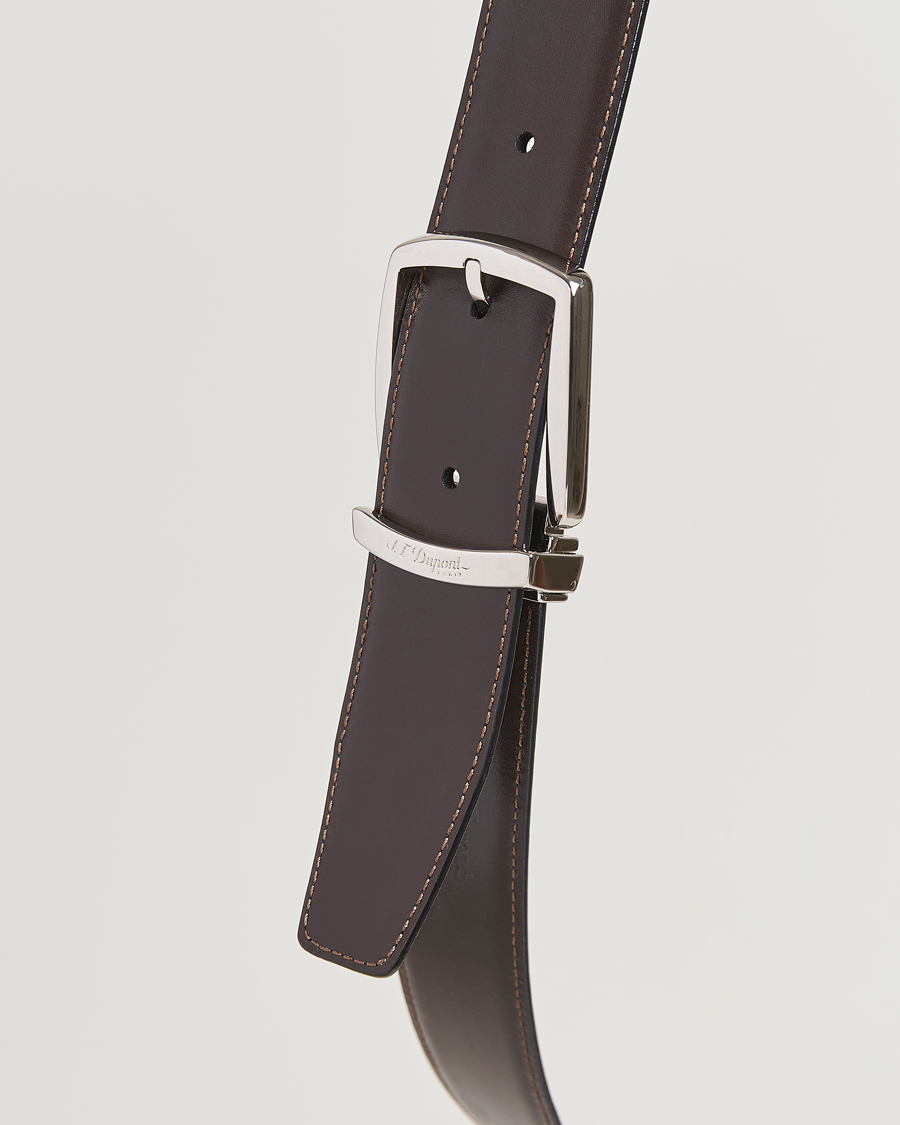 Mies | Vyöt | S.T. Dupont | Reversible Euro Belt 35mm Black/Brown