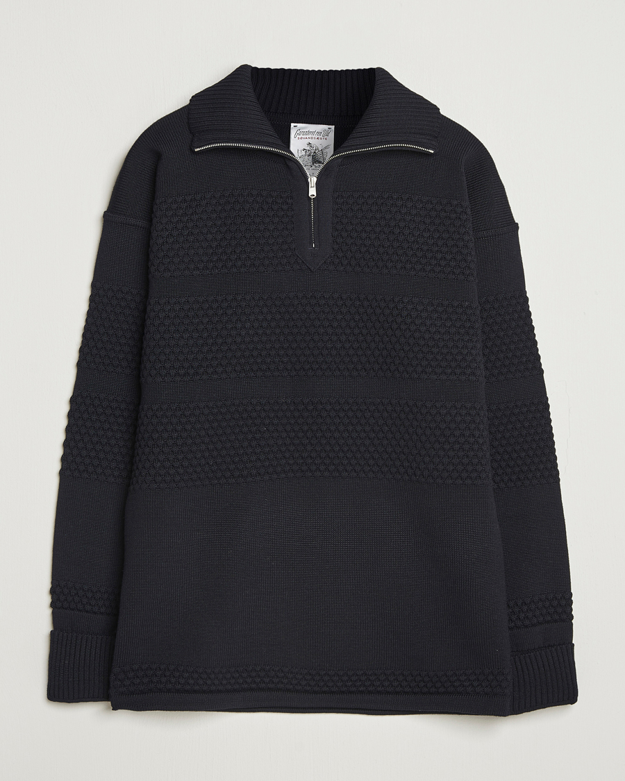 Mies | Puserot | S.N.S. Herning | Fisherman Short Zip Navy Blue