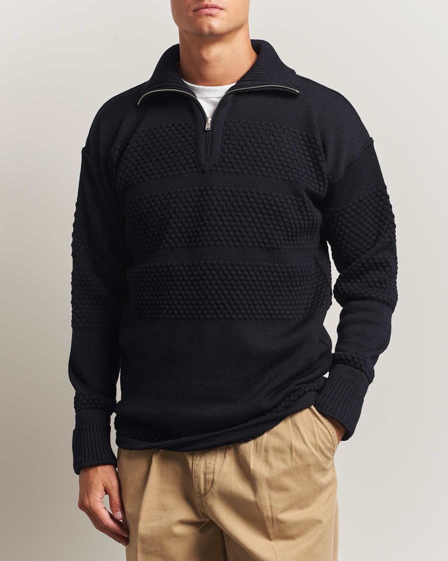 Mies | Puserot | S.N.S. Herning | Fisherman Short Zip Navy Blue