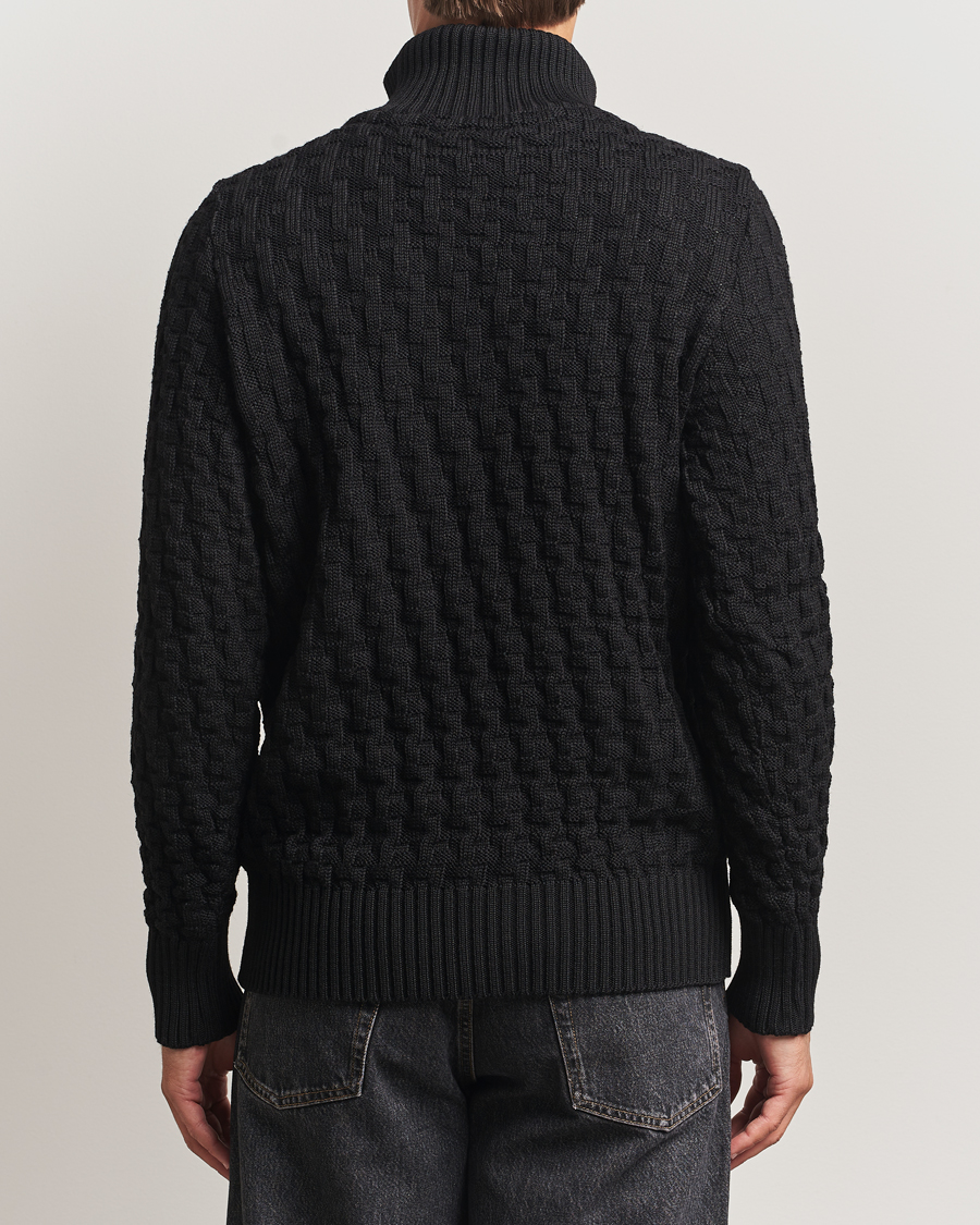 Mies | Puserot | S.N.S. Herning | Stark Wool Cable Cardigan Black