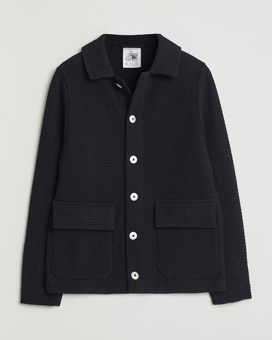 Mies | Puserot | S.N.S. Herning | Wool Chore Jacket Navy