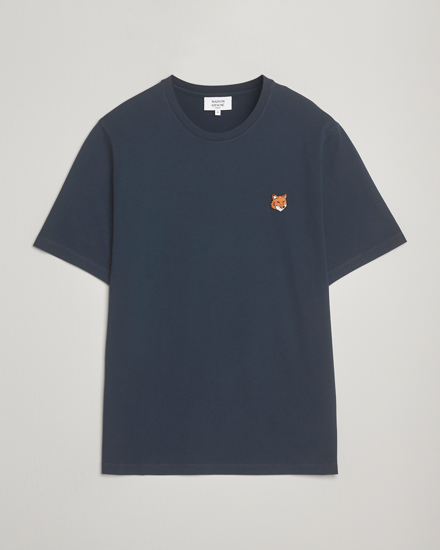 Mies | T-paidat | Maison Kitsuné | Fox Head T-Shirt Classic Navy