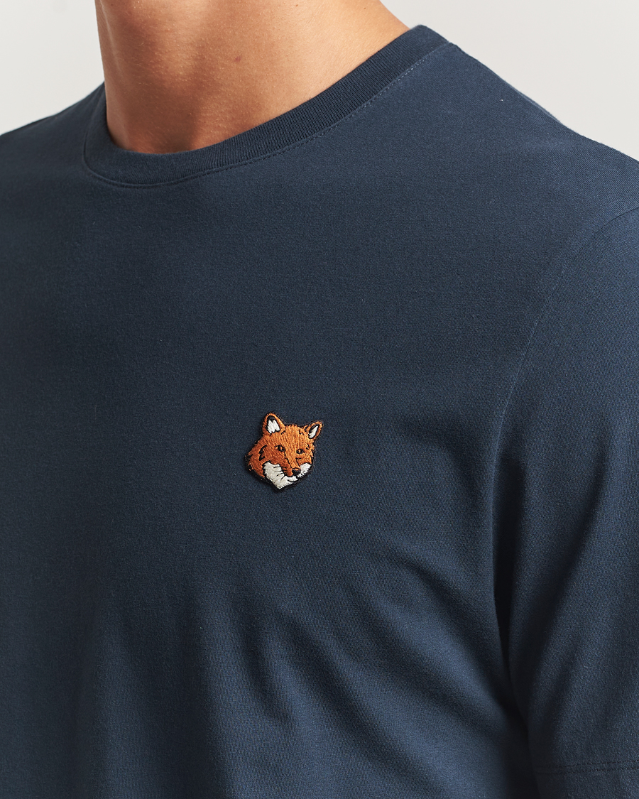 Mies | T-paidat | Maison Kitsuné | Fox Head T-Shirt Classic Navy
