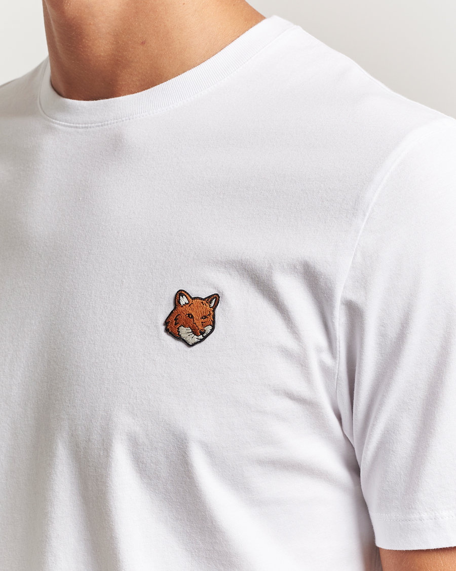Mies | T-paidat | Maison Kitsuné | Fox Head T-Shirt White