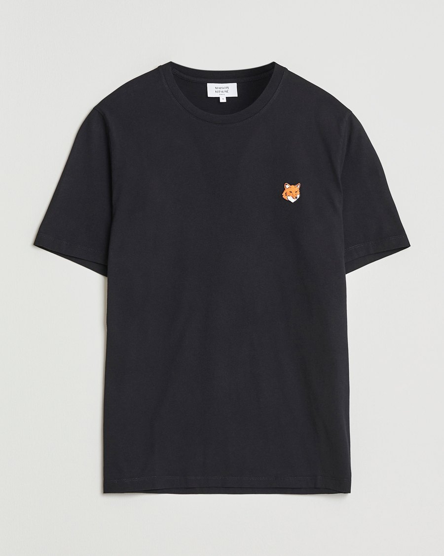 Mies | T-paidat | Maison Kitsuné | Fox Head T-Shirt Black