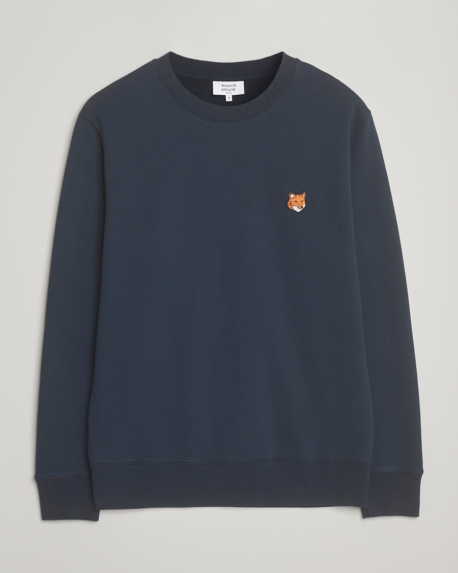 Mies | Puserot | Maison Kitsuné | Fox Head Sweatshirt Classic Navy