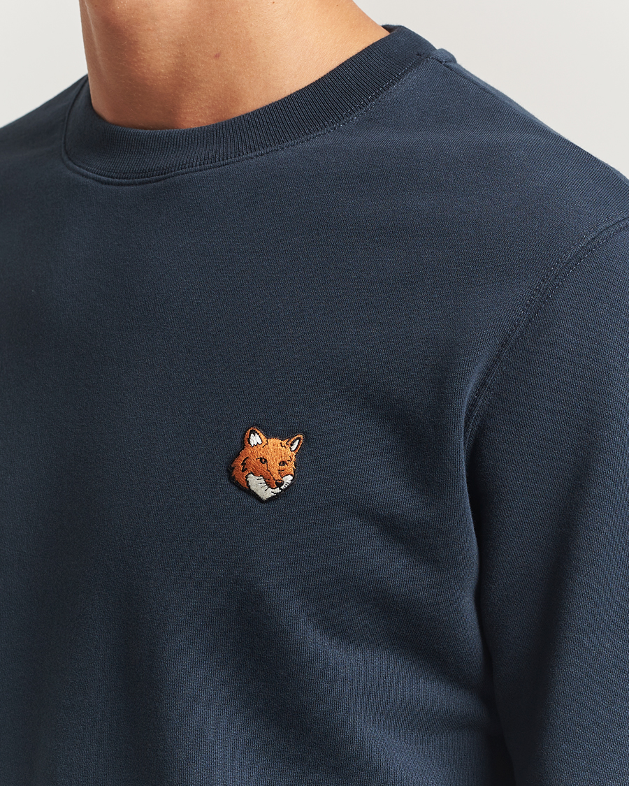 Mies | Puserot | Maison Kitsuné | Fox Head Sweatshirt Classic Navy