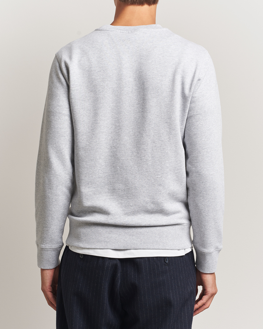 Mies | Puserot | Maison Kitsuné | Fox Head Sweatshirt Light Grey Melange