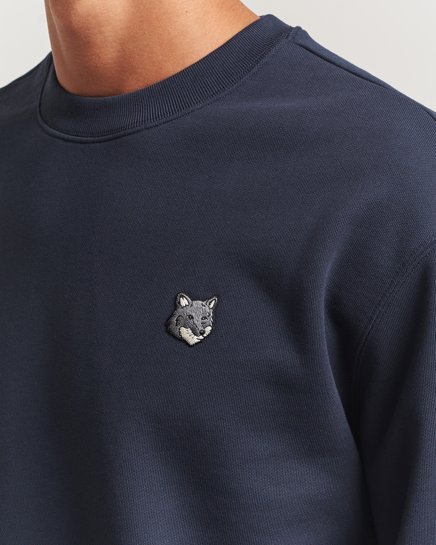 Mies | Puserot | Maison Kitsuné | Grey Fox Head Sweatshirt Classic Navy