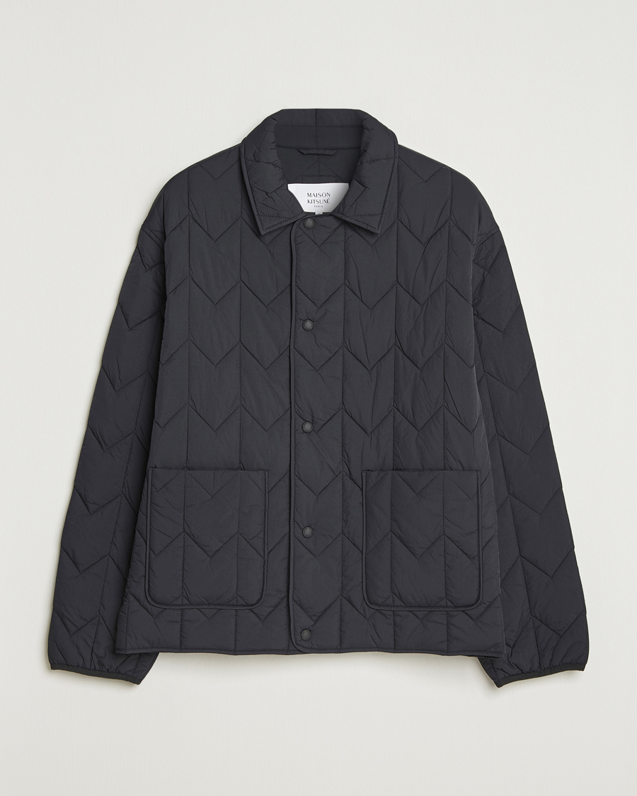Mies | Takit | Maison Kitsuné | Quilted Jacket Black