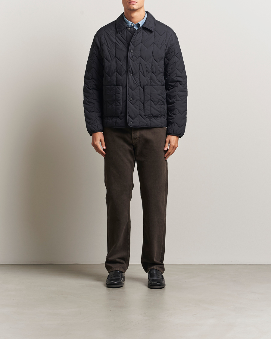 Mies | Takit | Maison Kitsuné | Quilted Jacket Black