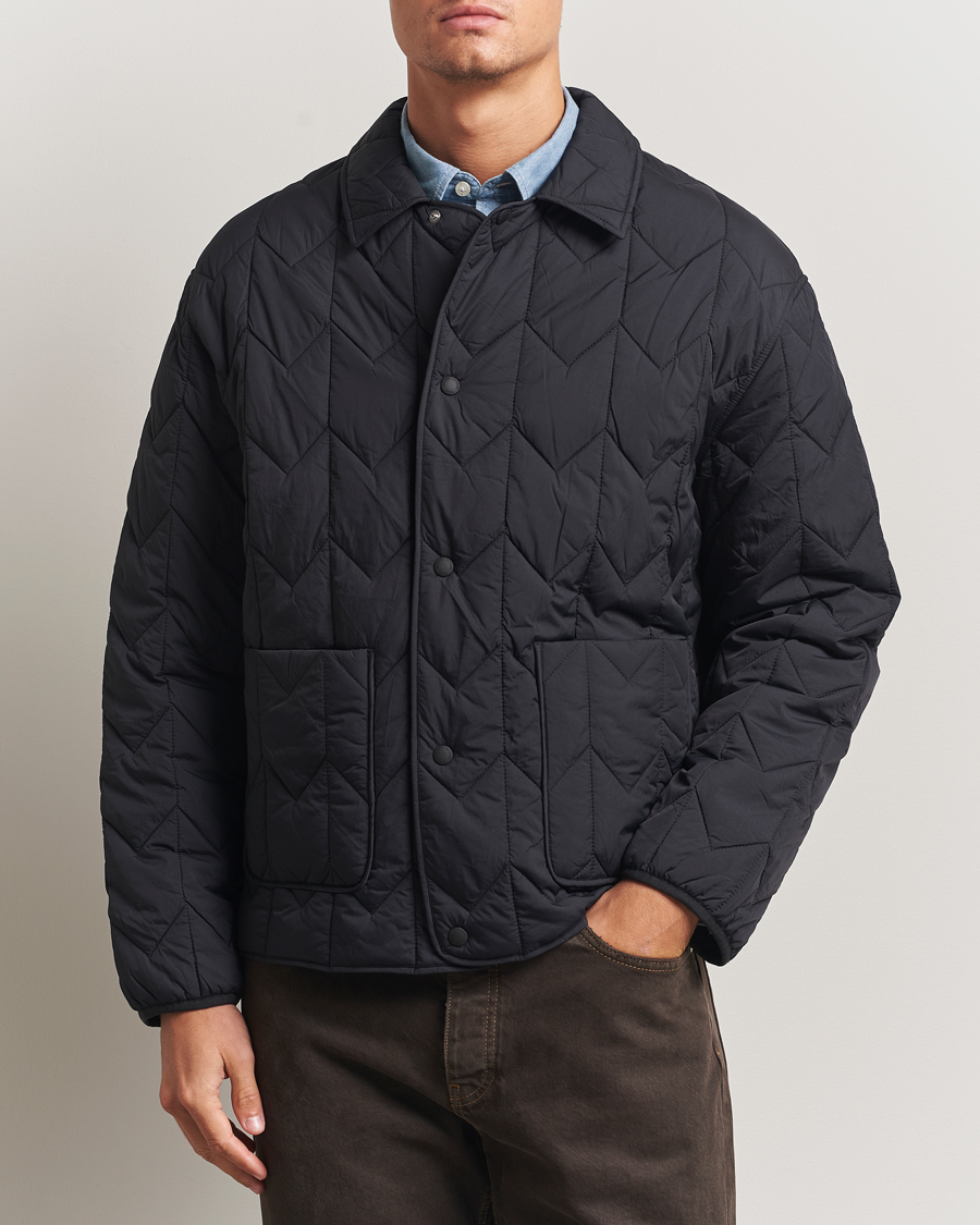 Mies | Takit | Maison Kitsuné | Quilted Jacket Black