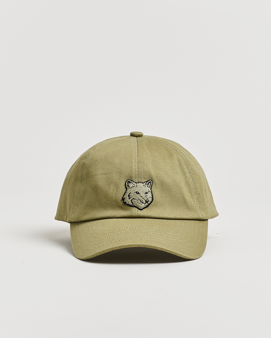 Mies | Päähineet | Maison Kitsuné | Tonal Fox Head Cap Laurel Green