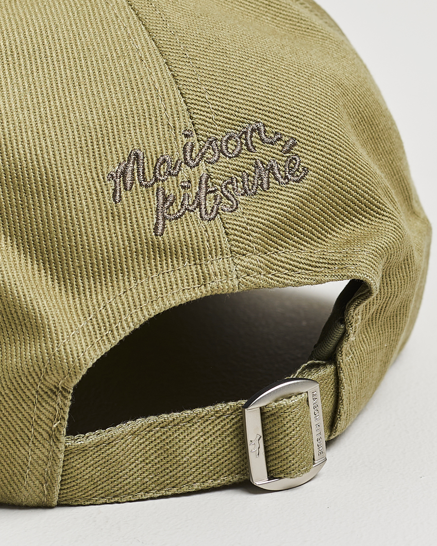 Mies | Päähineet | Maison Kitsuné | Tonal Fox Head Cap Laurel Green