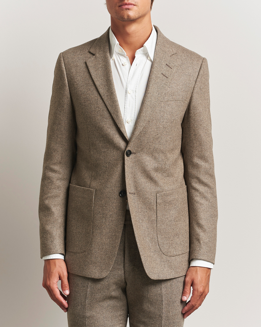 Mies | Pikkutakit | Tiger of Sweden | Justin Brushed Wool Blazer Burlywood