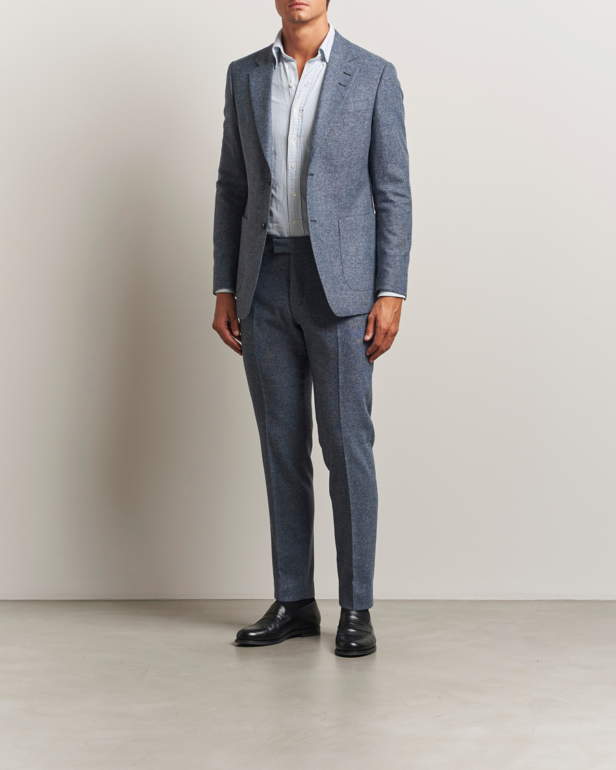 Mies | Housut | Tiger of Sweden | Tenuta Brushed Wool Trousers Space View
