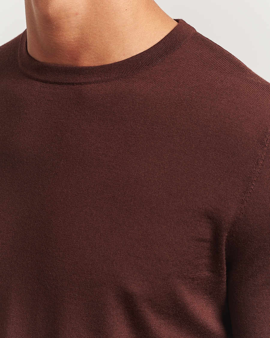 Mies | Puserot | Tiger of Sweden | Connor Extra Fine Merino Crew Neck Pullover Pure Decadence