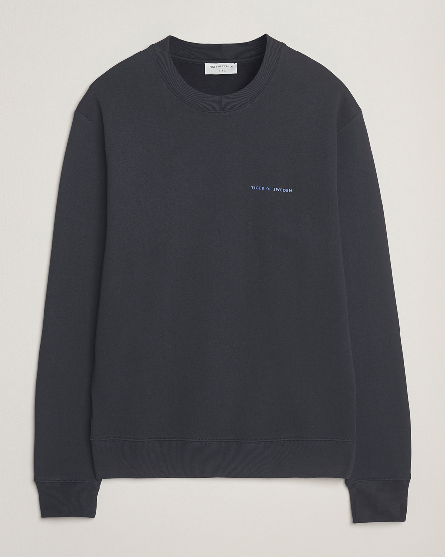 Mies | Puserot | Tiger of Sweden | Emerson Crew Neck Sweatshirt Light Ink