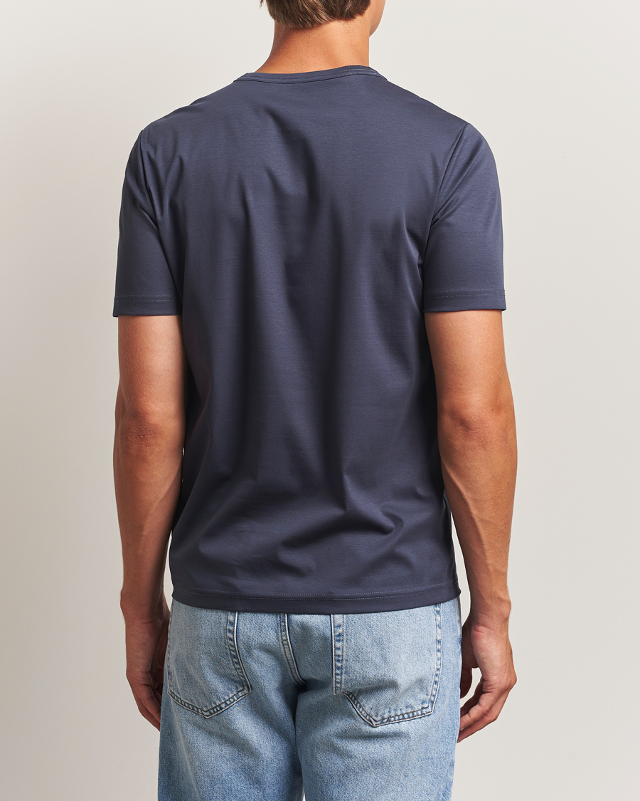 Mies | T-paidat | Tiger of Sweden | Olaf Mercerized Cotton T-Shirt Light Ink