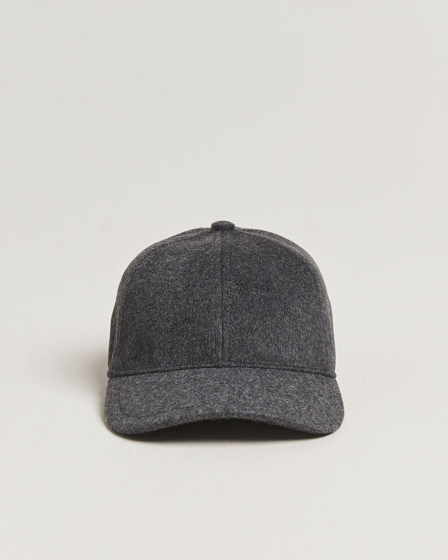 Mies | Tiger of Sweden Hent Wool/Cashmere Cap Dark Grey Melange | Tiger of Sweden | Hent Wool/Cashmere Cap Dark Grey Melange