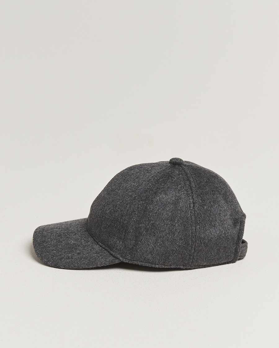 Mies | Tiger of Sweden Hent Wool/Cashmere Cap Dark Grey Melange | Tiger of Sweden | Hent Wool/Cashmere Cap Dark Grey Melange