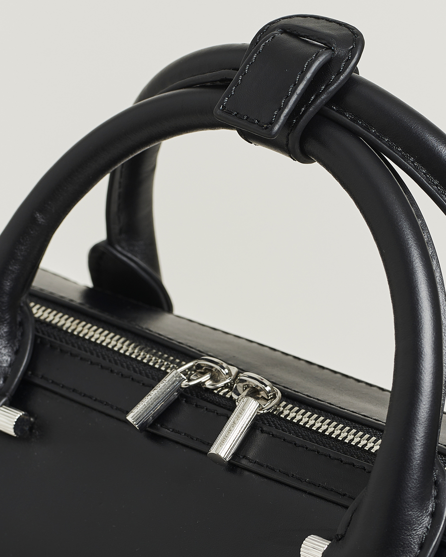 Mies | Laukut | Tiger of Sweden | Valise Smooth Leather Briefcase Black