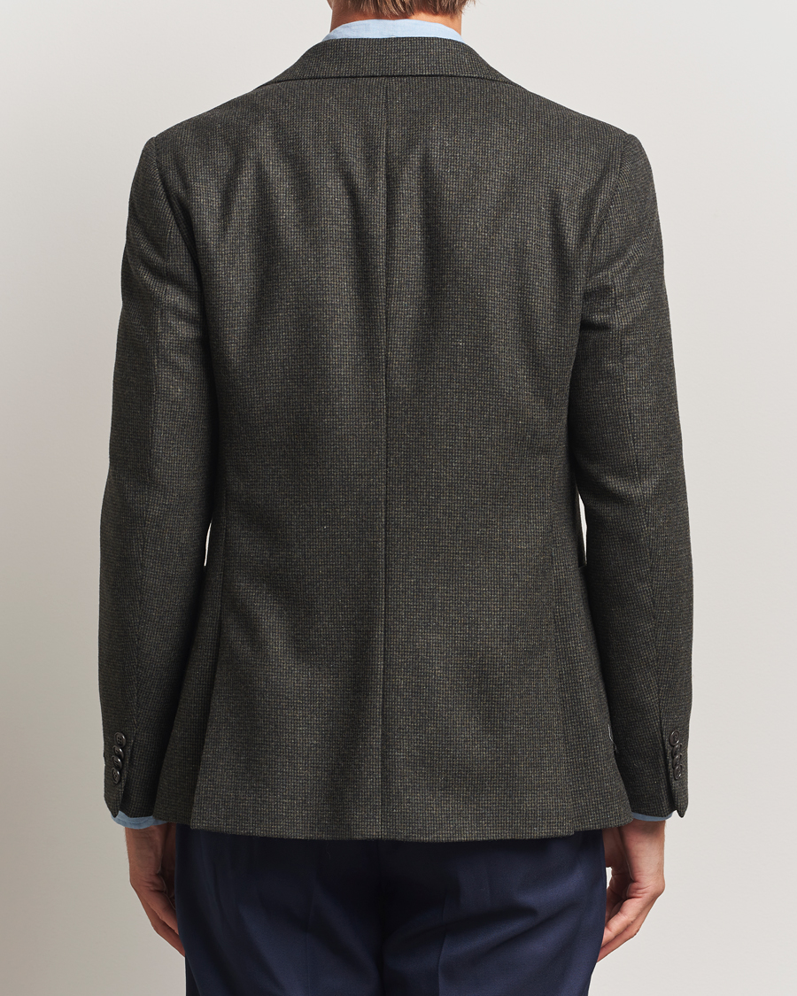 Mies | Pikkutakit | Tiger of Sweden | Easer Wool Pepita Blazer Midnight Green