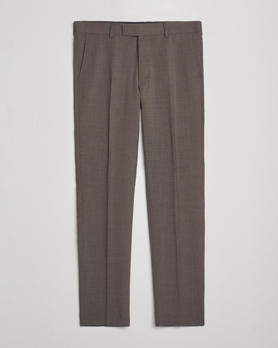 Mies | Housut | Tiger of Sweden | Tenuta Wool Suit Trousers Mud