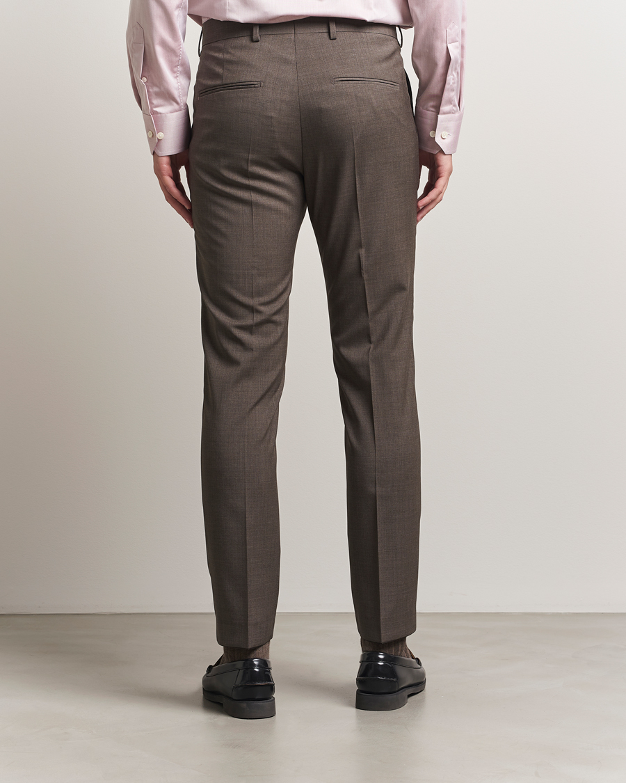 Mies | Housut | Tiger of Sweden | Tenuta Wool Suit Trousers Mud