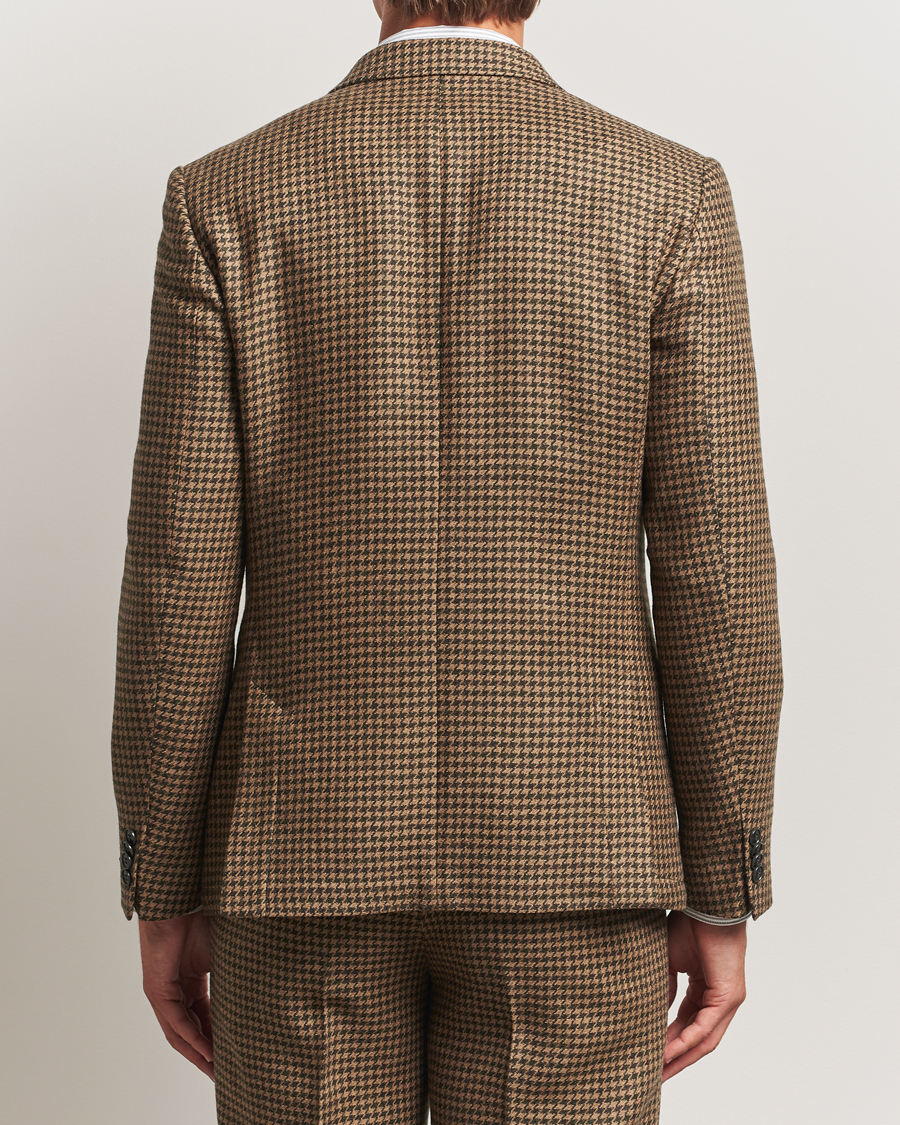 Mies | Pikkutakit | Tiger of Sweden | Jeen Swedish Wool Dogtooth Blazer Brown Olive