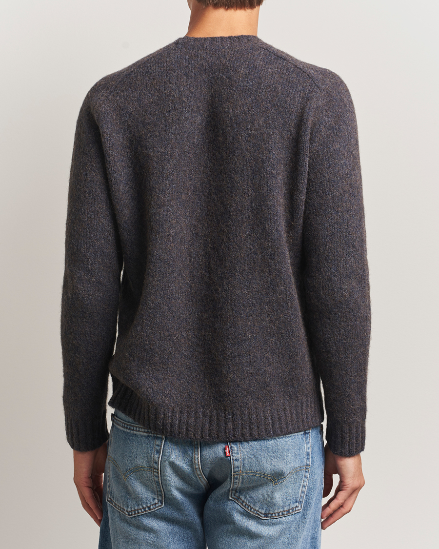 Mies | Puserot | Tiger of Sweden | Adryan Yak/Alpaca Knitted Sweater Blue Function
