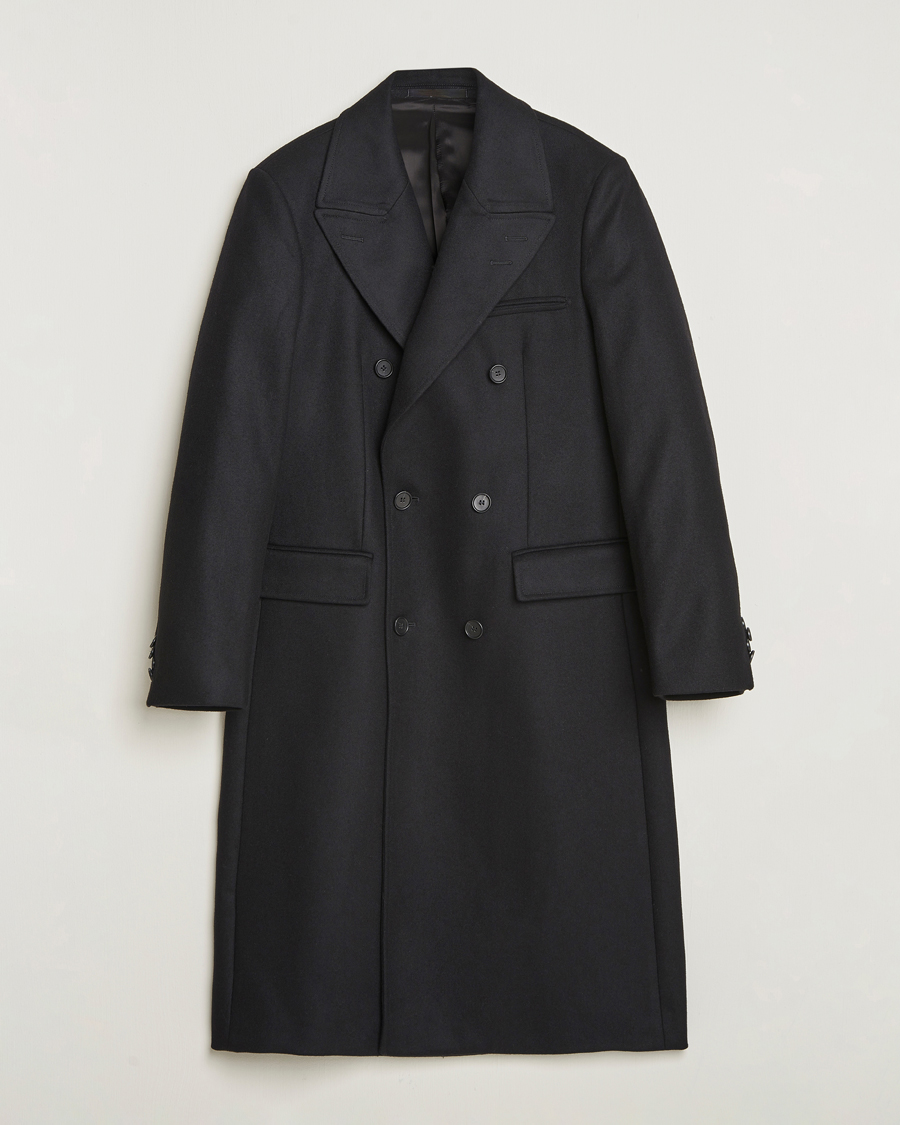 Mies | Takit | Tiger of Sweden | Hennri Double Breasted Coat Black