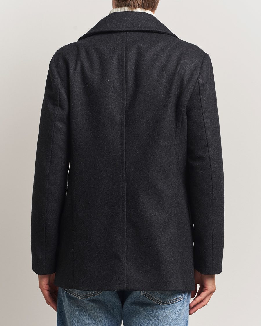 Mies | Takit | Tiger of Sweden | Mahler Wool/Cashmere Peacoat Charcoal