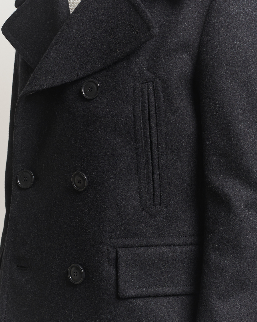Mies | Takit | Tiger of Sweden | Mahler Wool/Cashmere Peacoat Charcoal