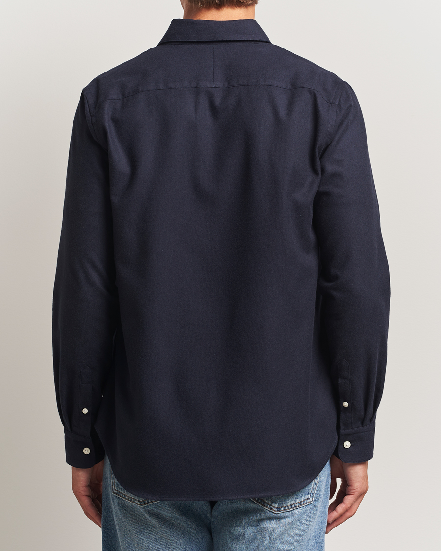 Mies | Kauluspaidat | Tiger of Sweden | Bjorn Brushed Twill Shirt Blue Function