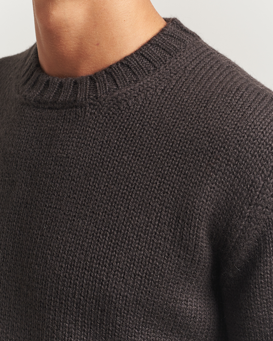 Mies | Puserot | Tiger of Sweden | Gregory Swedish Wool Knitted Sweater Triumph Steel