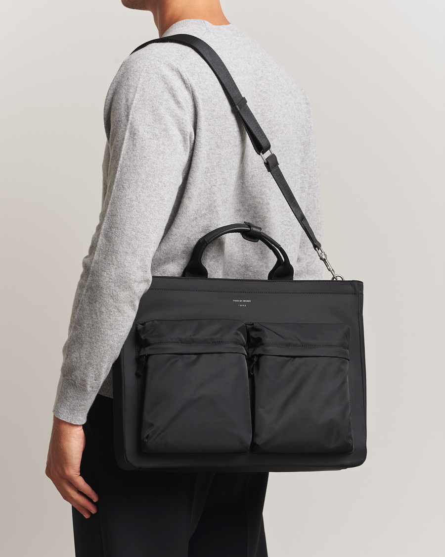 Mies | Laukut | Tiger of Sweden | Sonor Nylon Briefcase Black
