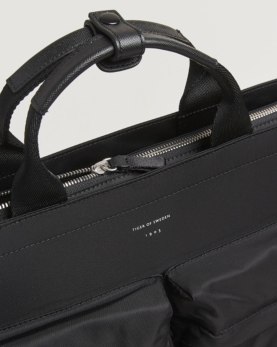 Mies | Laukut | Tiger of Sweden | Sonor Nylon Briefcase Black