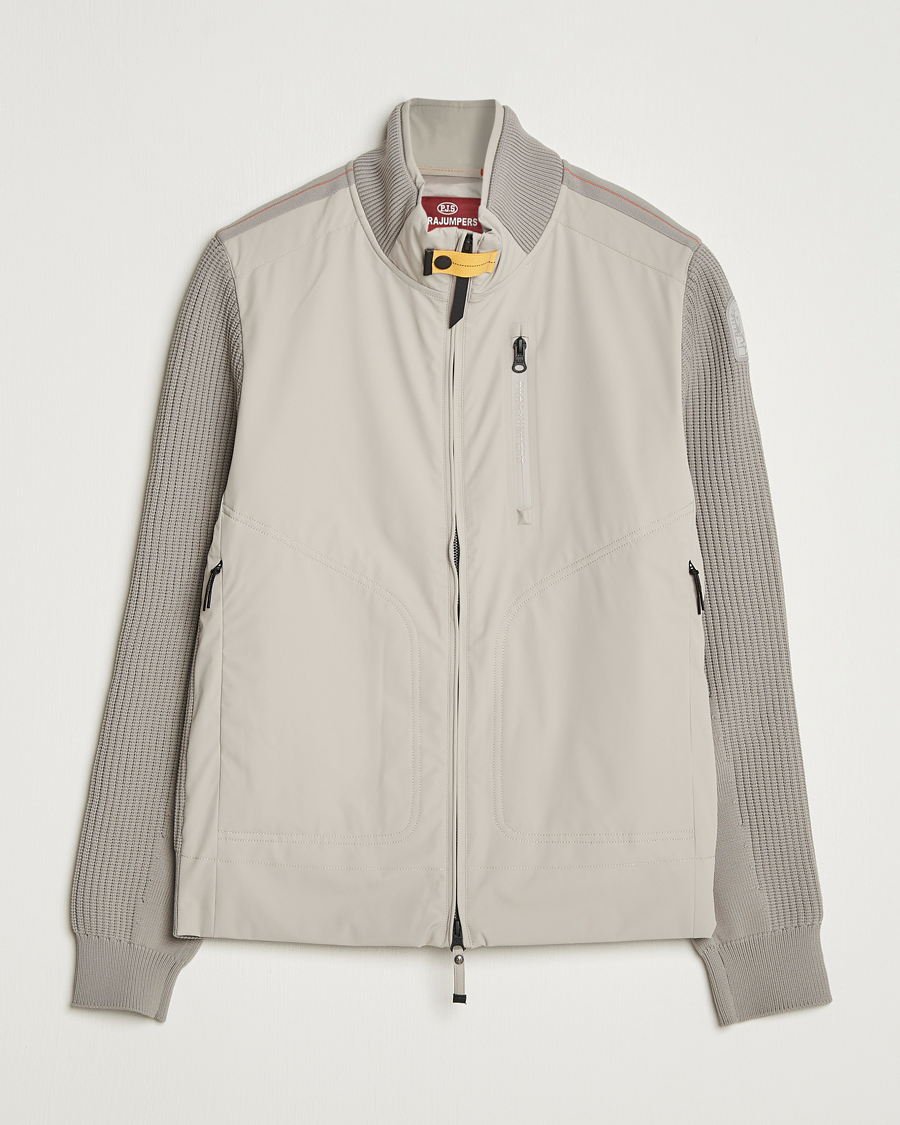 Mies | Takit | Parajumpers | Zorba Tech Knit Hybrid Jacket Chateau Grey
