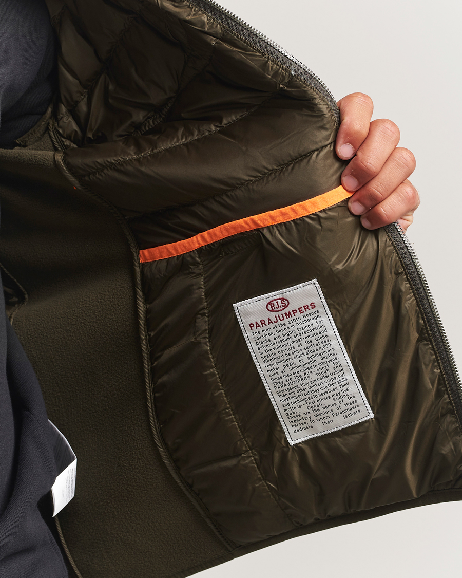 Mies | Takit | Parajumpers | Jayden Warm Up Hybrid Jacket Deep Moss