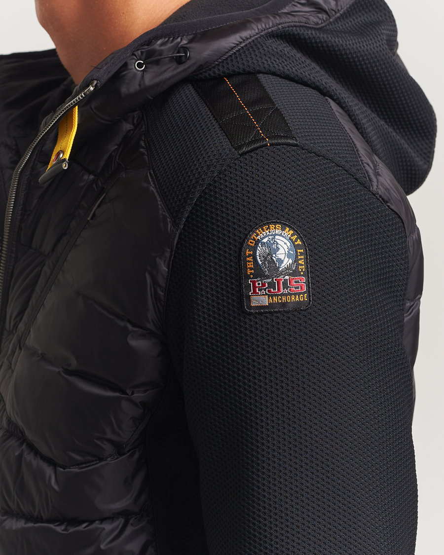 Mies | Takit | Parajumpers | Nolan Warm Up Hybrid Hooded Jacket Black