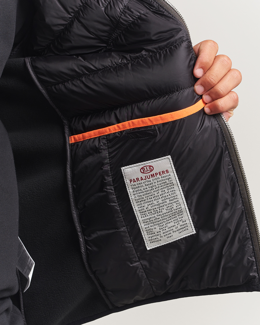 Mies | Takit | Parajumpers | Nolan Warm Up Hybrid Hooded Jacket Black