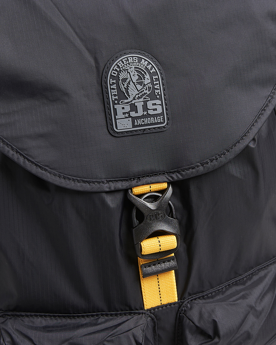 Mies | Parajumpers Mitchel Nylon Ripstop Backpack Black | Parajumpers | Mitchel Nylon Ripstop Backpack Black