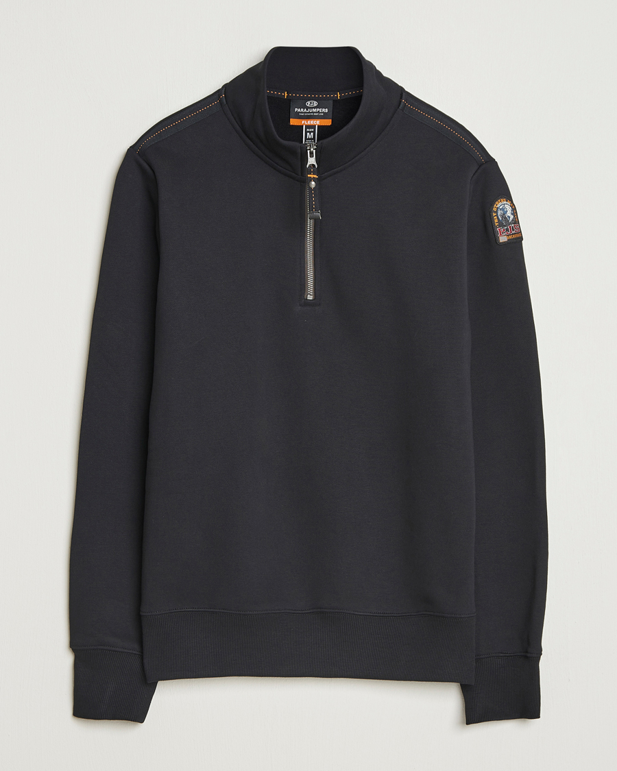 Mies | Puserot | Parajumpers | Broad Peak Super Easy Half Zip Sweatshirt Black