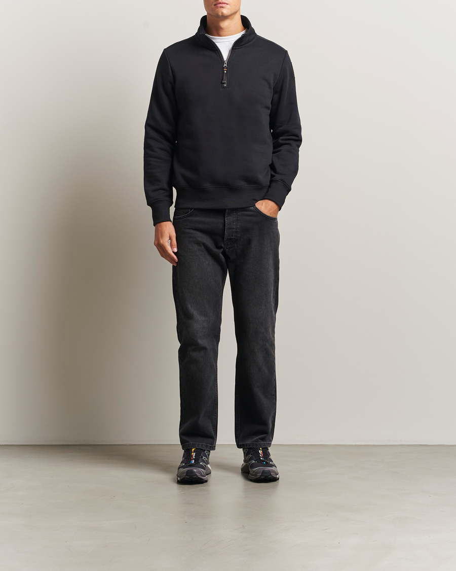 Mies | Puserot | Parajumpers | Broad Peak Super Easy Half Zip Sweatshirt Black