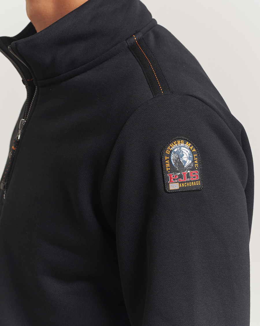 Mies | Puserot | Parajumpers | Broad Peak Super Easy Half Zip Sweatshirt Black