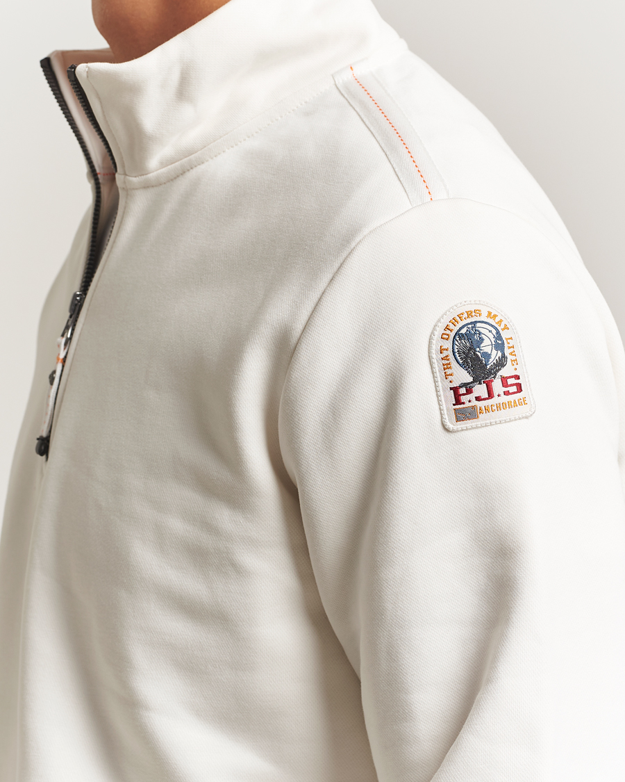 Mies | Puserot | Parajumpers | Broad Peak Super Easy Half Zip Sweatshirt Purity