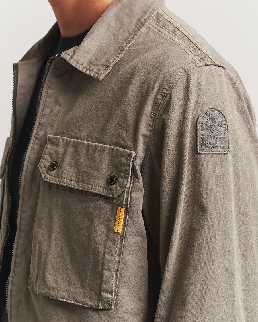 Mies | Takit | Parajumpers | Tel Garment Dyed Claimer Shirt Jacket Olive Grey