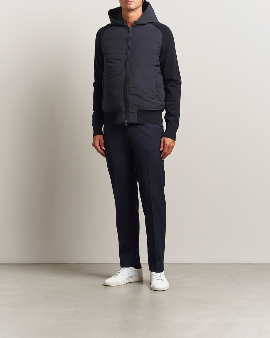 Mies | Takit | Orlebar Brown | Otto Hybrid Merino Jacket Night Iris